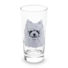 greetenのポメラニアン　アート犬 Long Sized Water Glass :front