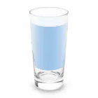 恙無く鳴く夏のカッパ兄・弟・父 Long Sized Water Glass :front