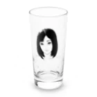 artmyontaの大人のお姉さん Long Sized Water Glass :front