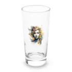 デジタルキャンバスのミックスメディアコラージュ Long Sized Water Glass :front