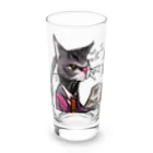 TunaBBQのくつろぐ猫 Long Sized Water Glass :front