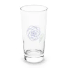 Glass Gardenの青い薔薇 Long Sized Water Glass :front