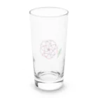 Glass Gardenの紅色の椿 Long Sized Water Glass :front