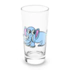 じゅうに（Jyuuni）の0002・青いぞうさん（じゅうにブランド） Long Sized Water Glass :front