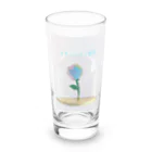 HI-KUN ART MUSEUM　　　　　　　　(ひーくんの美術館)のしあわせを呼ぶ薔薇 Long Sized Water Glass :front