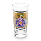 R&N Photographyのカトリーナとマリーゴールド花｜死者の日・日本のカトリーナ Long Sized Water Glass :front