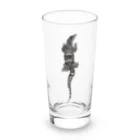 cats&reptiles cafe Odd eyeの墨(ズミ)オオトカゲグッズ。 Long Sized Water Glass :front