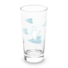 soraの紙飛行機に乗った猫のさぶろう Long Sized Water Glass :front