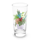 とうきちの寄せ植え(カラー) Long Sized Water Glass :front