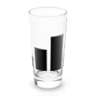 PyriteDesignのアンテナ3本【日用品】【横幅いっぱい】【デザイン色：黒】 Long Sized Water Glass :front