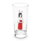 TukaretaINUのうさぎ巫女さん Long Sized Water Glass :front