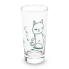 のほほん屋のバスケねこちゃん Long Sized Water Glass :front