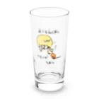 あいあむんちょショップの襟足さきいか Long Sized Water Glass :front