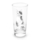 とうきちの三毛猫 Long Sized Water Glass :front