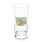 YS VINTAGE WORKSのスペインで販売されたスイスチーズ 1950年代　リトグラフ Long Sized Water Glass :front