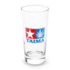 おもしろいTシャツ屋さんのTAIMA 大麻 大麻草 マリファナ cannabis marijuana Long Sized Water Glass :front