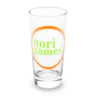 nori games.Shopのnori games. ロゴ オレンジグリーン Long Sized Water Glass :front