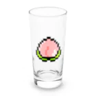 やきぱんのドット絵のもも Long Sized Water Glass :front