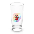 光のフラーレン33の虹のしたのみみちゃん Long Sized Water Glass :front