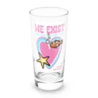 dudundun21の“WE EXIST” supporting trans goods Long Sized Water Glass :front