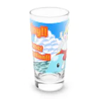 ホワイトドラゴン　タイトくん💙のサマーバケーション Long Sized Water Glass :front