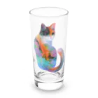 yucca-ticcaの三毛猫 Long Sized Water Glass :front