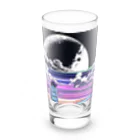 おもしろTシャツ屋さん YUTTARIの月シリーズ　① Long Sized Water Glass :front