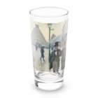 世界美術商店のパリの通り、雨 / Paris Street; Rainy Day Long Sized Water Glass :front