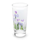 akane_art（茜音工房）の癒しの風景（花菖蒲） Long Sized Water Glass :front