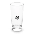 HeyHey Marketのハンバーガーを食べる豚さん Long Sized Water Glass :front