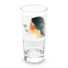 鳥救うSUZURIの『こんなところにオレンジ』【寄付付き商品】 Long Sized Water Glass :front