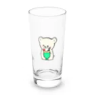 SHIHO NO WAのしろくまくりーむそーだ Long Sized Water Glass :front