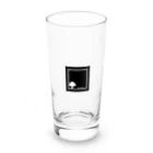 bar-necco online goods shopのスクエア・モノロゴ Long Sized Water Glass :front