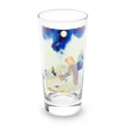 水彩少女の[出逢浜](deaigahama) 人魚姫と王子の再会 Long Sized Water Glass :front