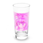 ゆ。のピンクの子 Long Sized Water Glass :front