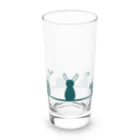 Rabbitflowerのらびっと（グリーン） Long Sized Water Glass :front