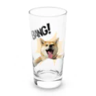 Runny_Shiba_Dogの飛び出す柴犬 Long Sized Water Glass :front