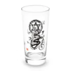 KOTODAMAYAの龍神イラスト「護符」 by masurami Long Sized Water Glass :front