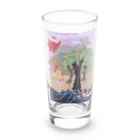 shiwon art worksの葡萄畑　ワインを愛する Long Sized Water Glass :front