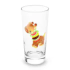 satoayaのアニマルカフェのフードアニマル　キリンバーガー Long Sized Water Glass :front