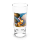 mikkunchamaのかわいいうさぎのイラストグッズ Long Sized Water Glass :front
