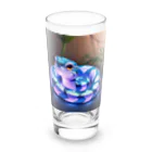 路傍の石のもふもふ村のブルースネーク Long Sized Water Glass :front