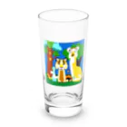 にゃんこショップのレインボーアニマル Long Sized Water Glass :front