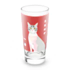 かわゆまる商店のうちの子1番可愛い Long Sized Water Glass :front