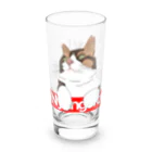 ざっかばらんの見守る"にゃんごろう" Long Sized Water Glass :front