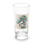 ゆるっと個性のT-Rexアリゲーター Long Sized Water Glass :front