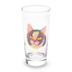 フクミンのふわふわネコ Long Sized Water Glass :front