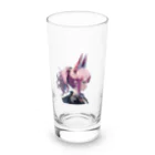 1bit工房のラビーの横顔 Long Sized Water Glass :front