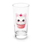 Vasetti_pressのカップケーキの猫ちゃん Long Sized Water Glass :front