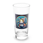 スペースキャットコレクションのコスモキャット Long Sized Water Glass :front